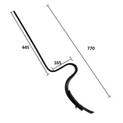 Molla rompitraccia 40x10 per seminatrice Horsch con vomere