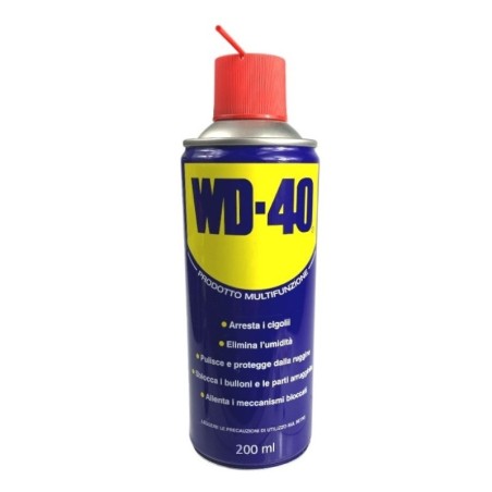 Lubrificante spray multiuso WD 40 200 ml in promozione