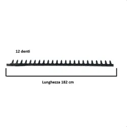 Dentiera 14 denti per barra falciante Gribaldi&Salvia 394